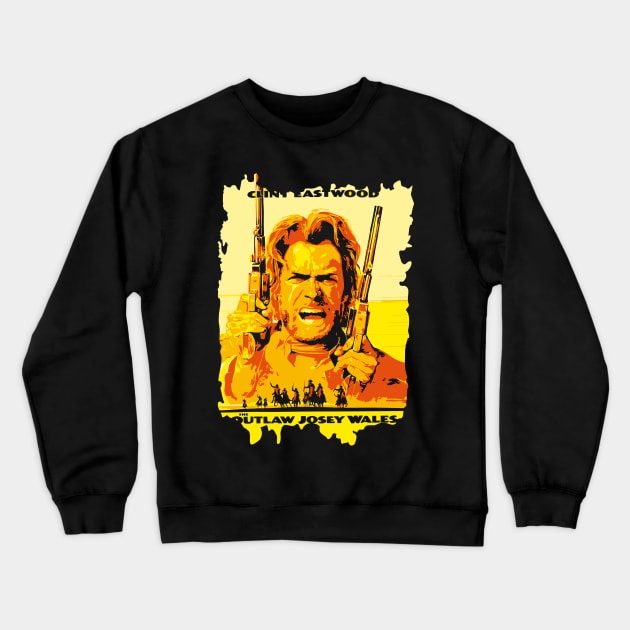 Outlaw Josey Wales Crewneck Sweatshirt by ArtMofid